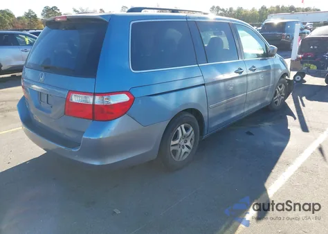 2007 Honda Odyssey Ex z USA, uszkodzony, nr VIN 5FNRL38467B036519